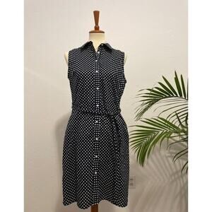 Tommy Hilfiger Polka Dot Shirt Dress Size 6